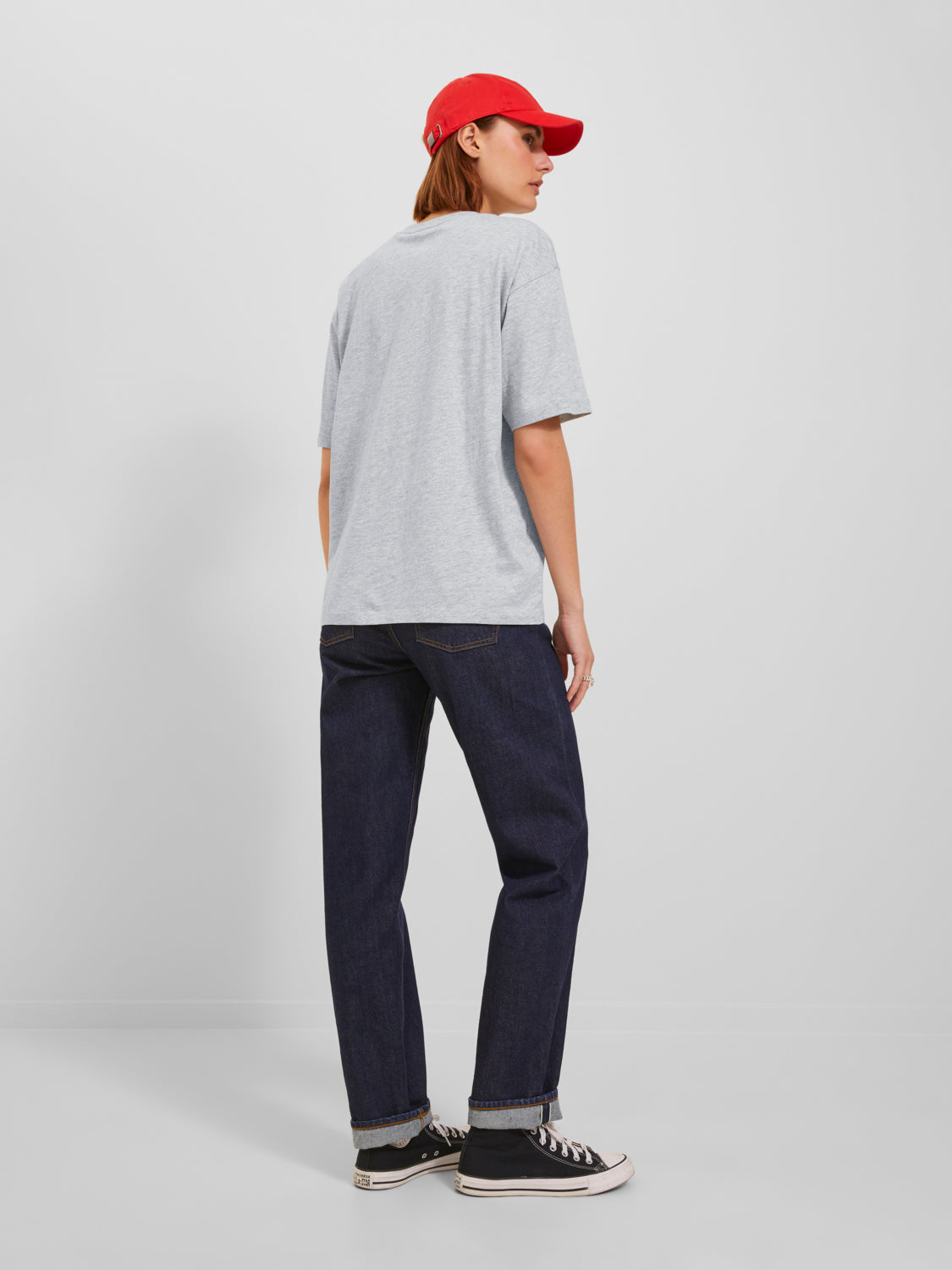 JXANDREA T-Shirt - Light Grey Melange